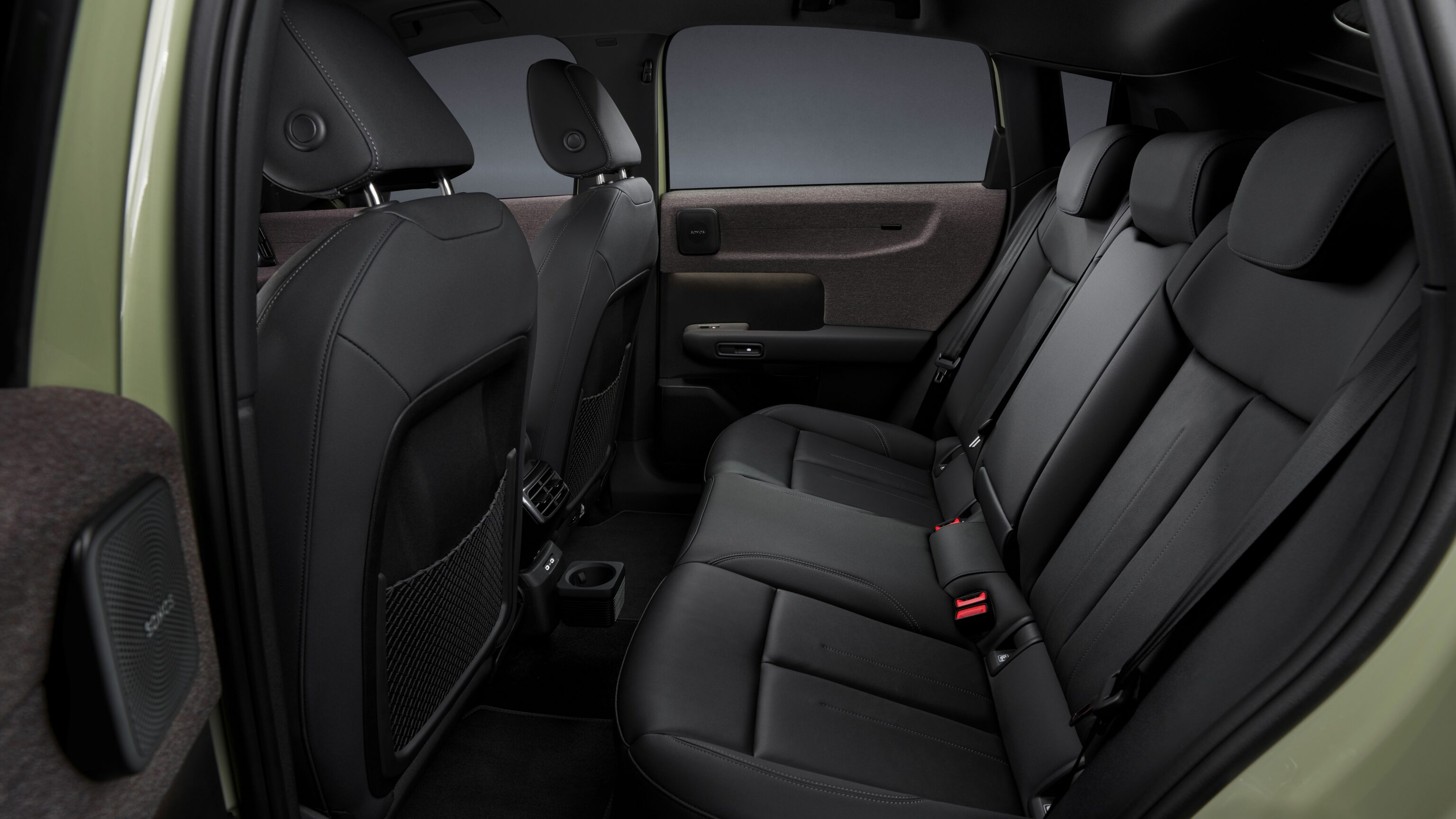Achterbank van de Audi A2 e-tron